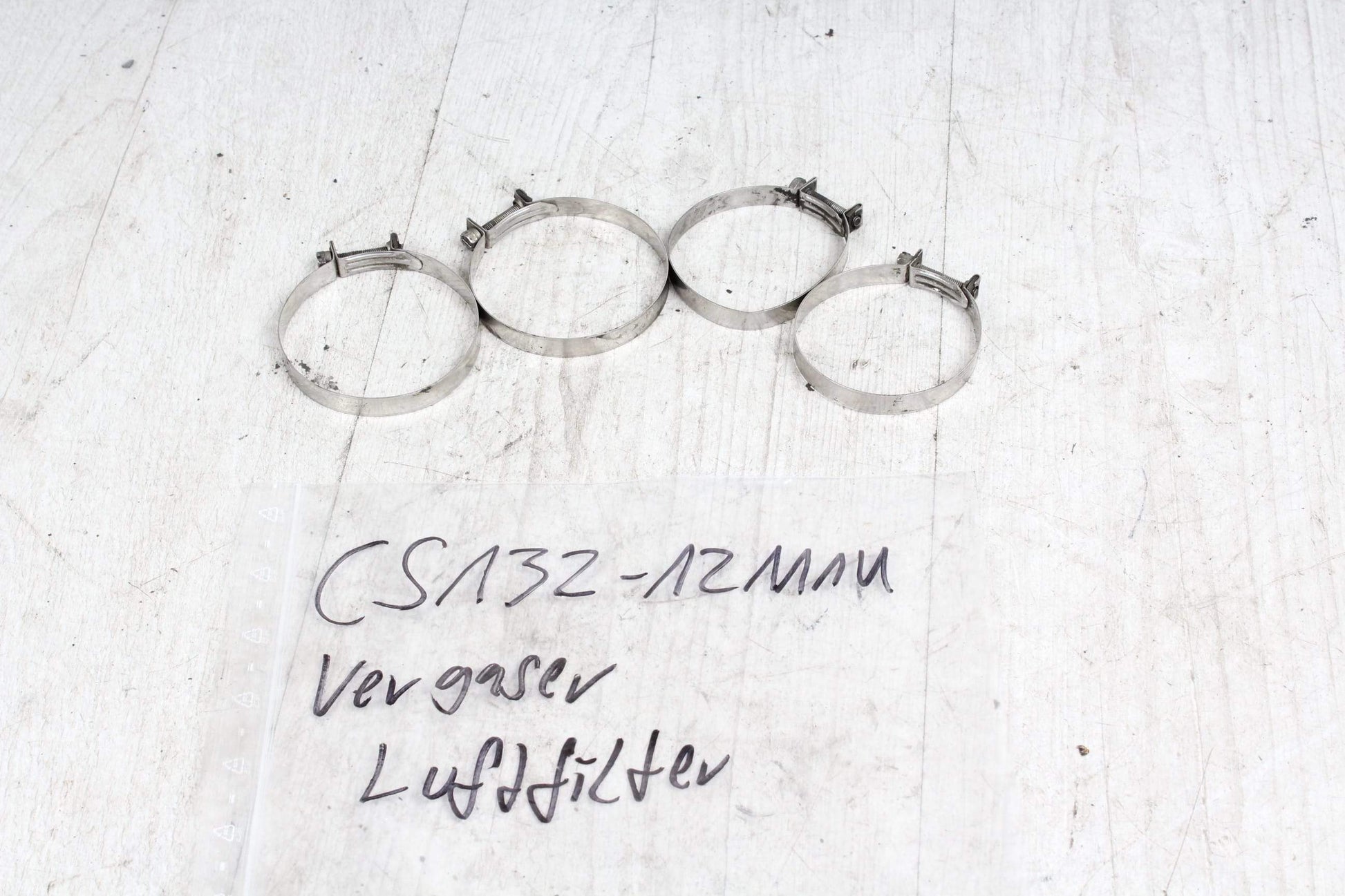 4x Schellen Klemmen Luftfilterkasten Vergaser BMW R 1100 GS 259 94-99  BMW   