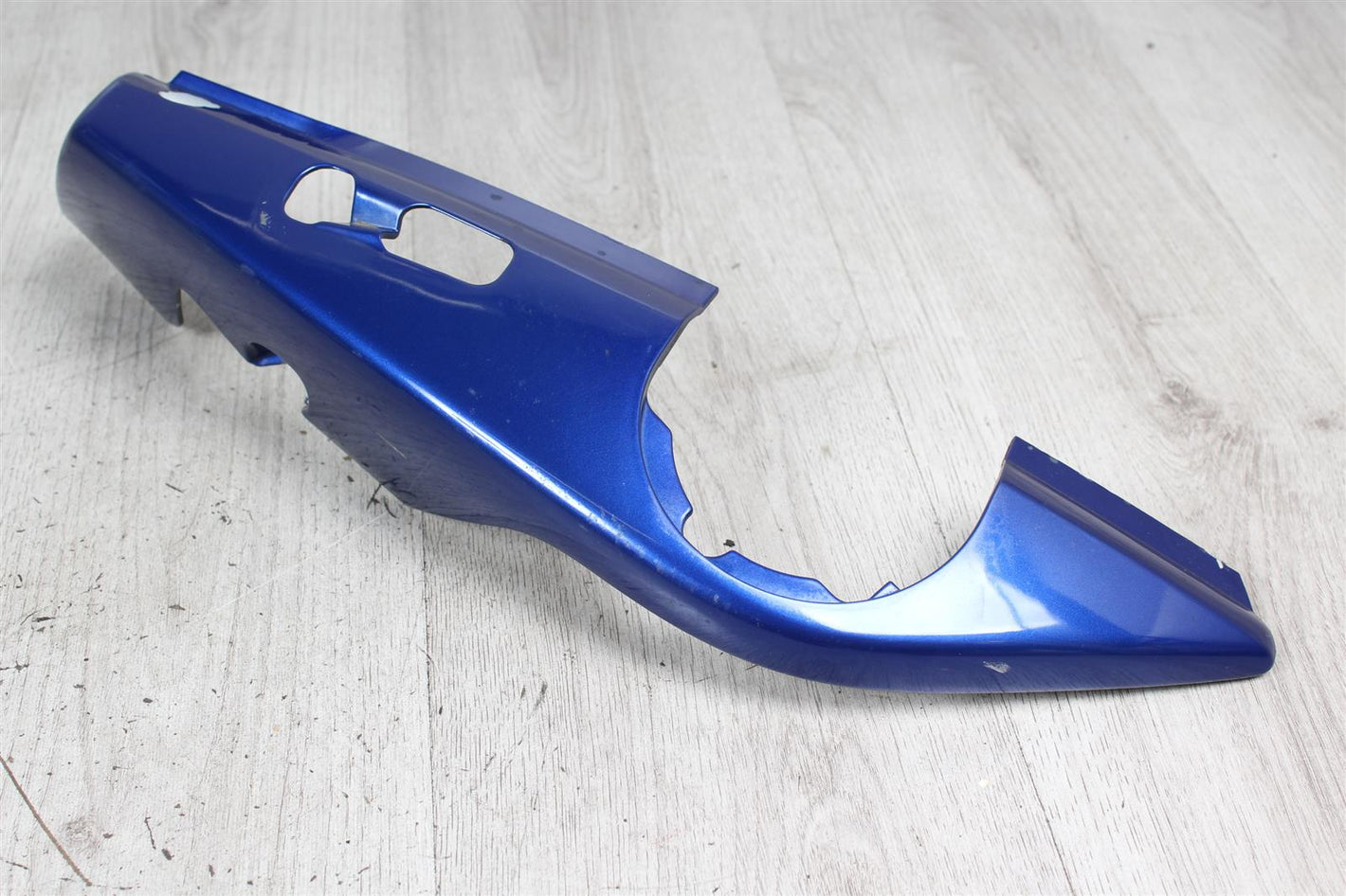 Heckverkleidung hinten rechts blau BMW F 650 CS Scarver K14 02-05  BMW   