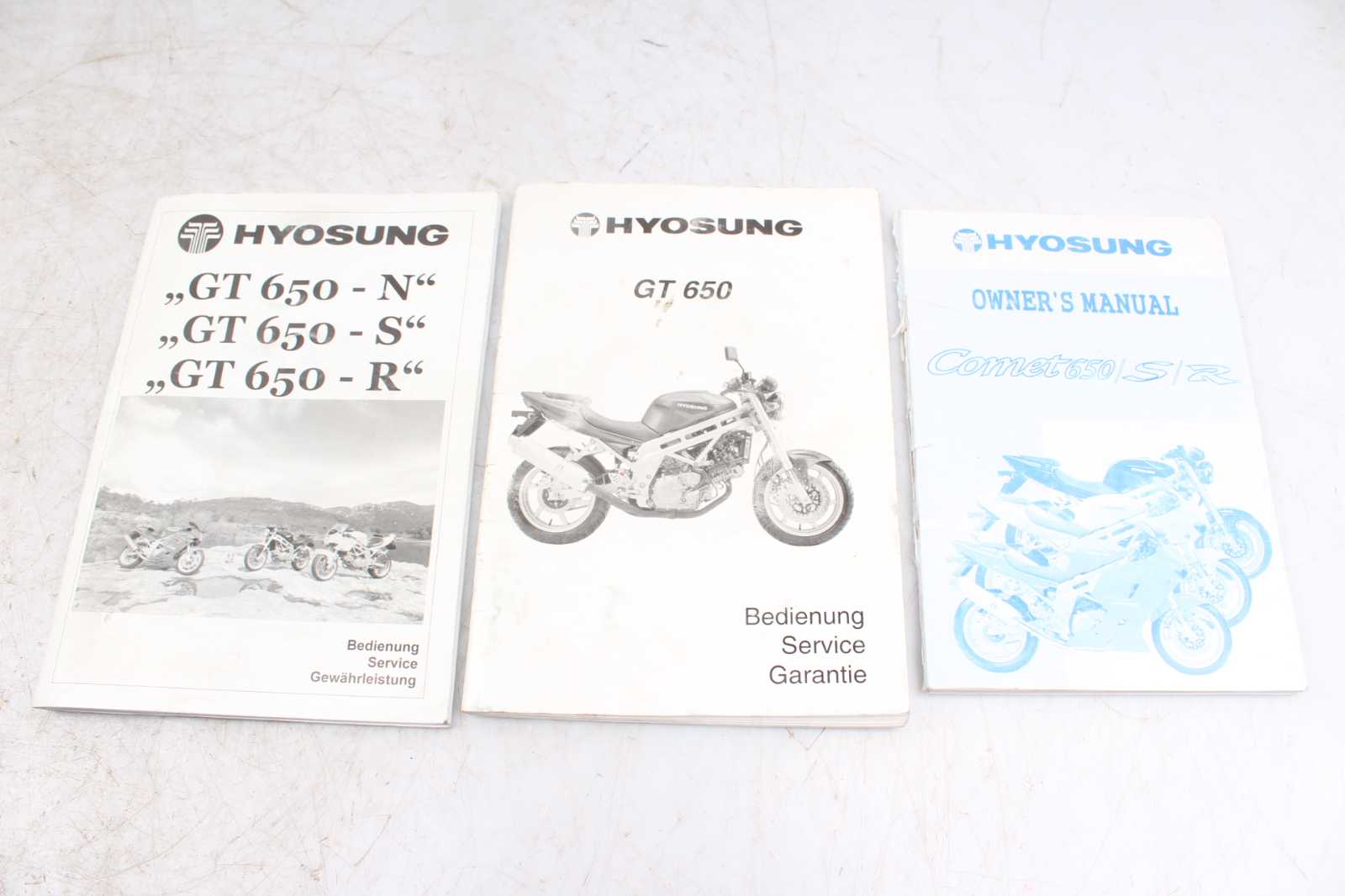 Handbuch Handbücher Hyosung GT 650 S GT650S 05-08  Hyosung   