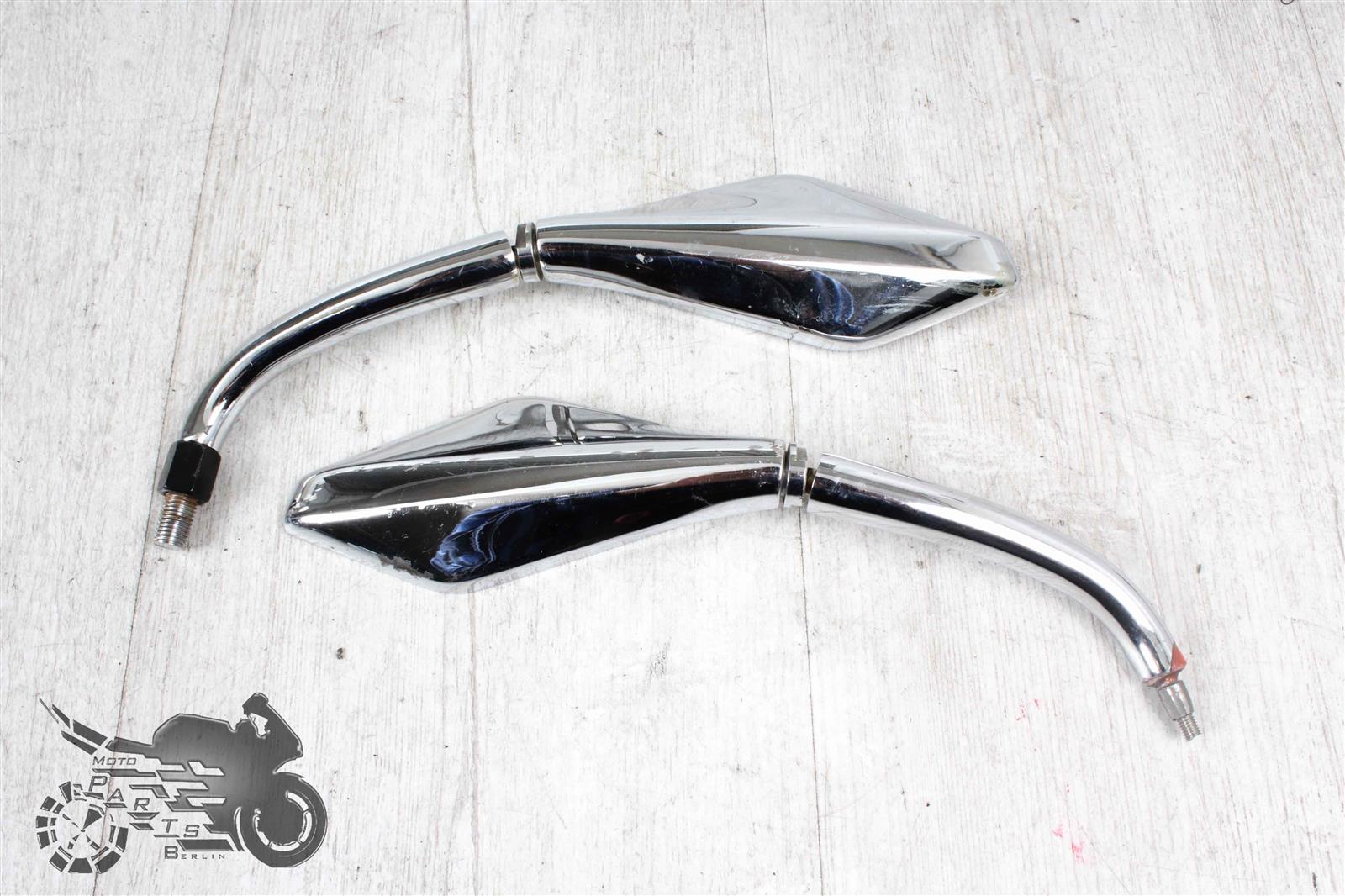 Set Spiegel Silber Chrom Kawasaki Suzuki Yamaha  Unbekannt   