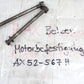 2x Vis de fixation d'axe de boulon moteur Suzuki GS 450 / S GS450 à partir de 1980