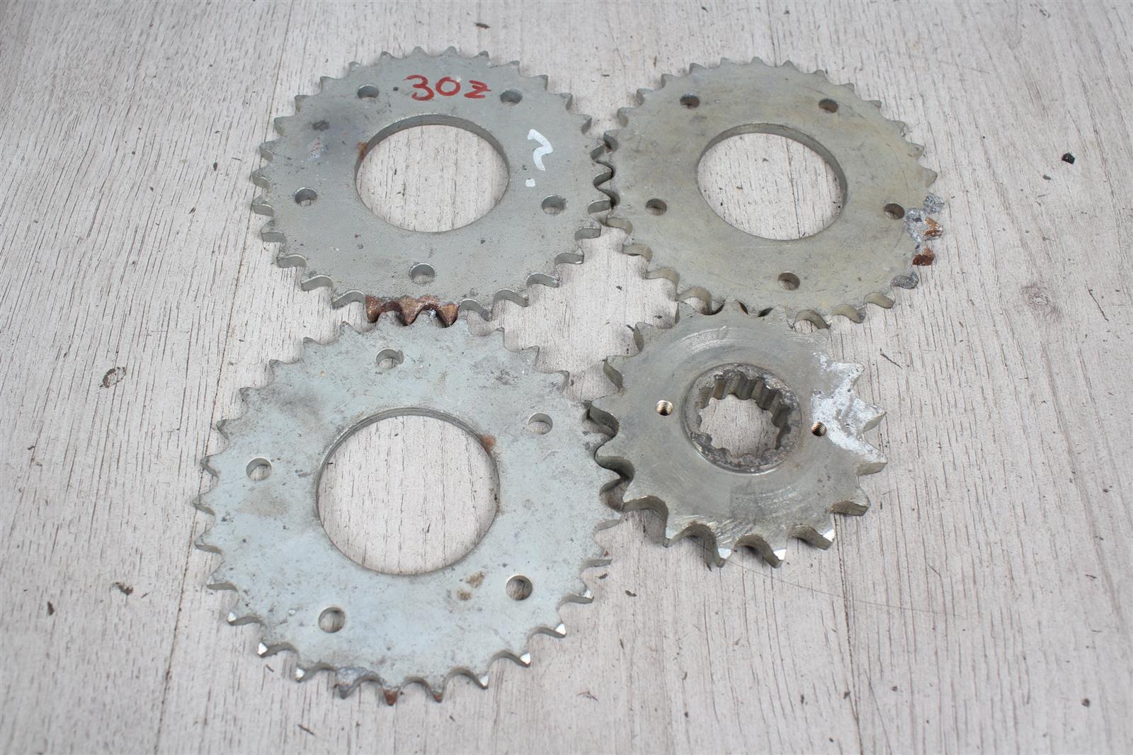 Set Kettenblatt Zahnrad Ritzel Kawasaki Suzuki Yamaha Honda unbekannt  Unbekannt   