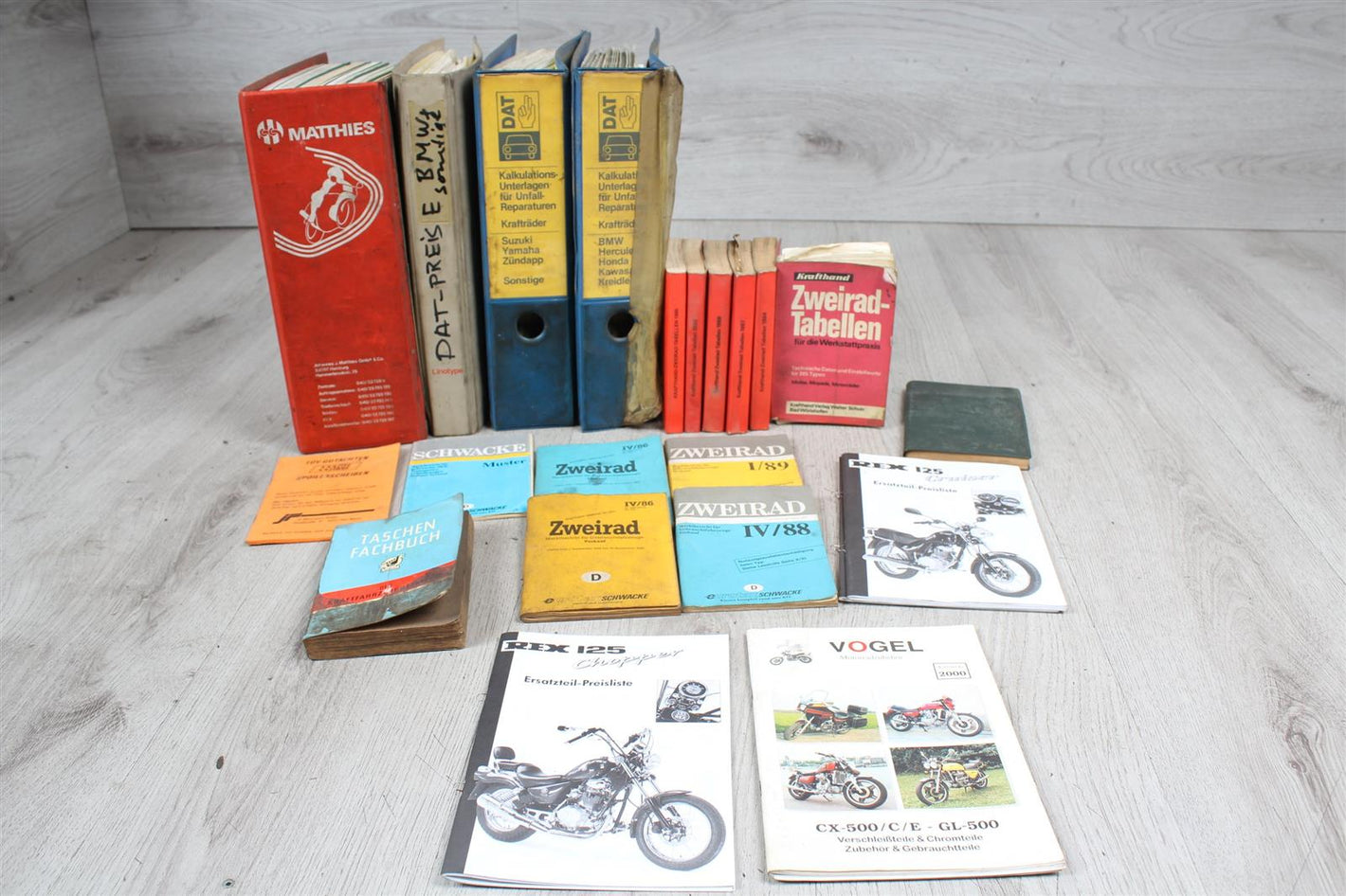 Set Anleitungen Listen Handbuch Kawasaki Suzuki Yamaha Honda unbekannt  Unbekannt   