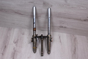 Set Gabelbrücke unten, Tauchrohre, Lampenhalter Honda CB 500 T TWIN CB500T 74-76  Honda   