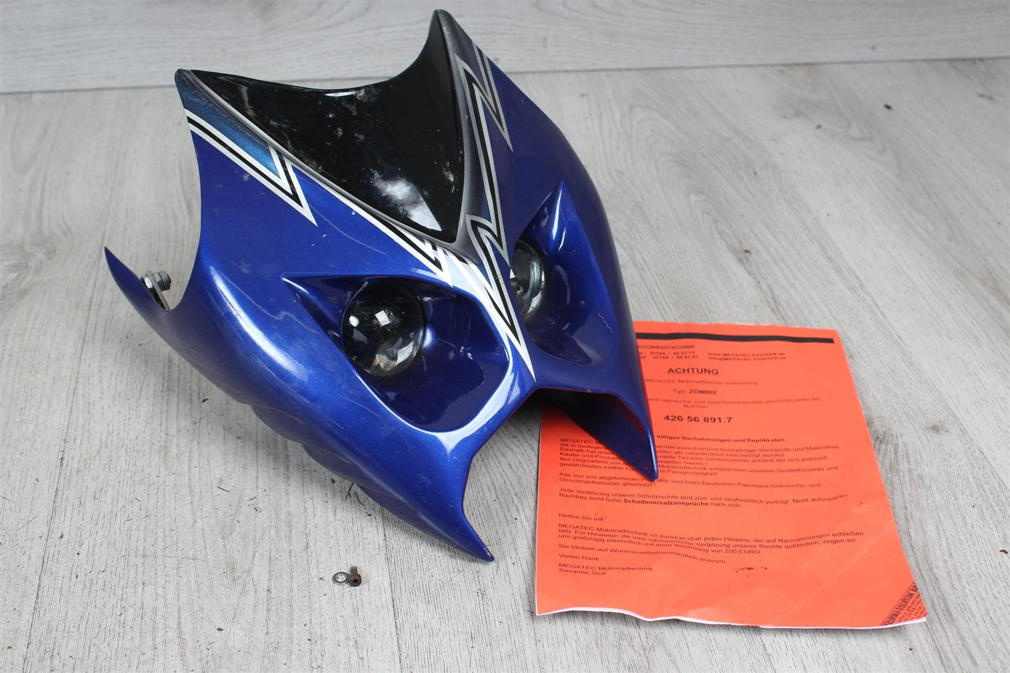 Kanzel Frontverkleidung Maske Zombie 42656891.7 Yamaha YZF-R1 RN01 98-99  Yamaha   