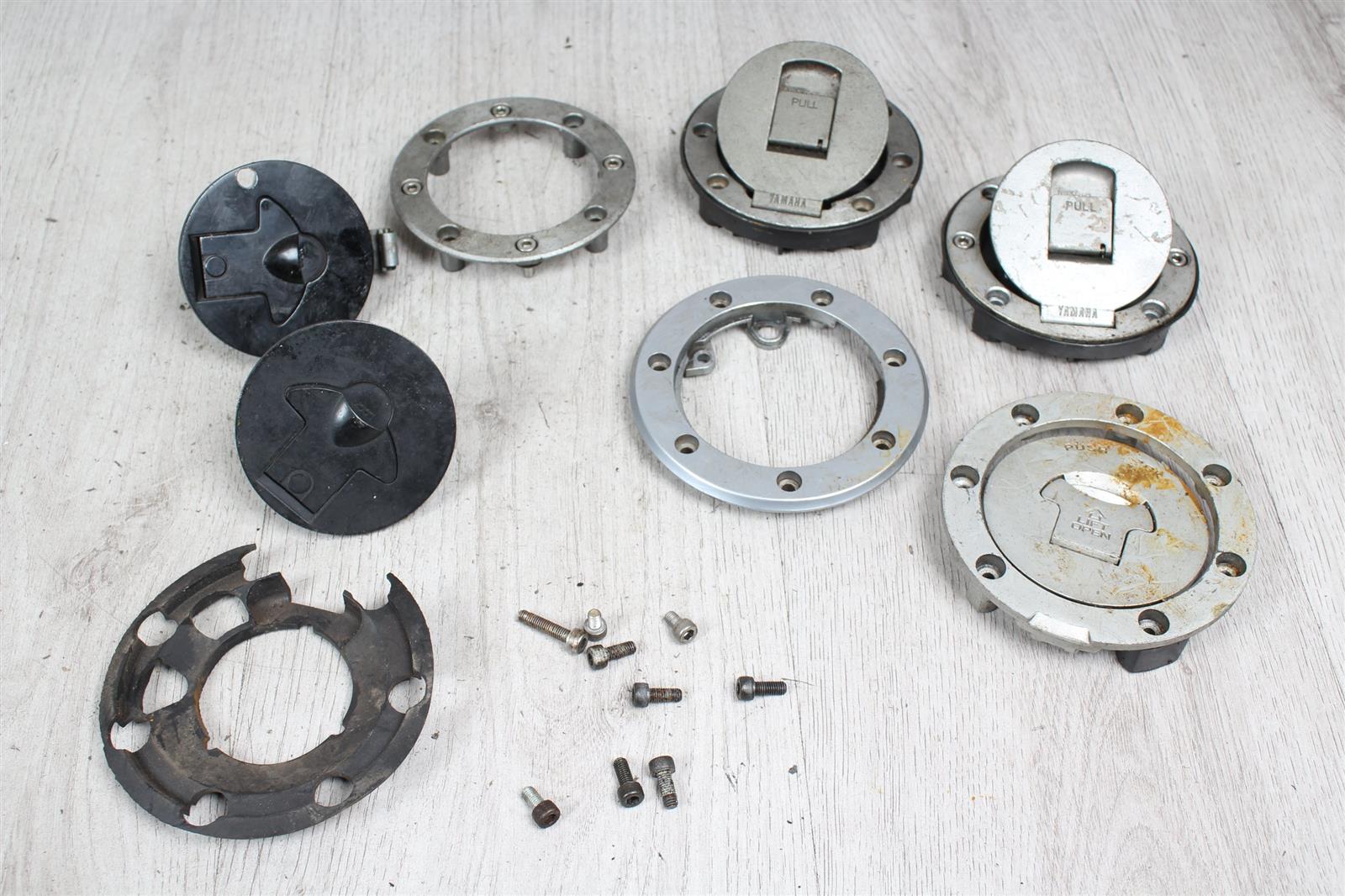 Set Tankschloss Tankring Kawasaki Suzuki Yamaha Honda unbekannt  Unbekannt   