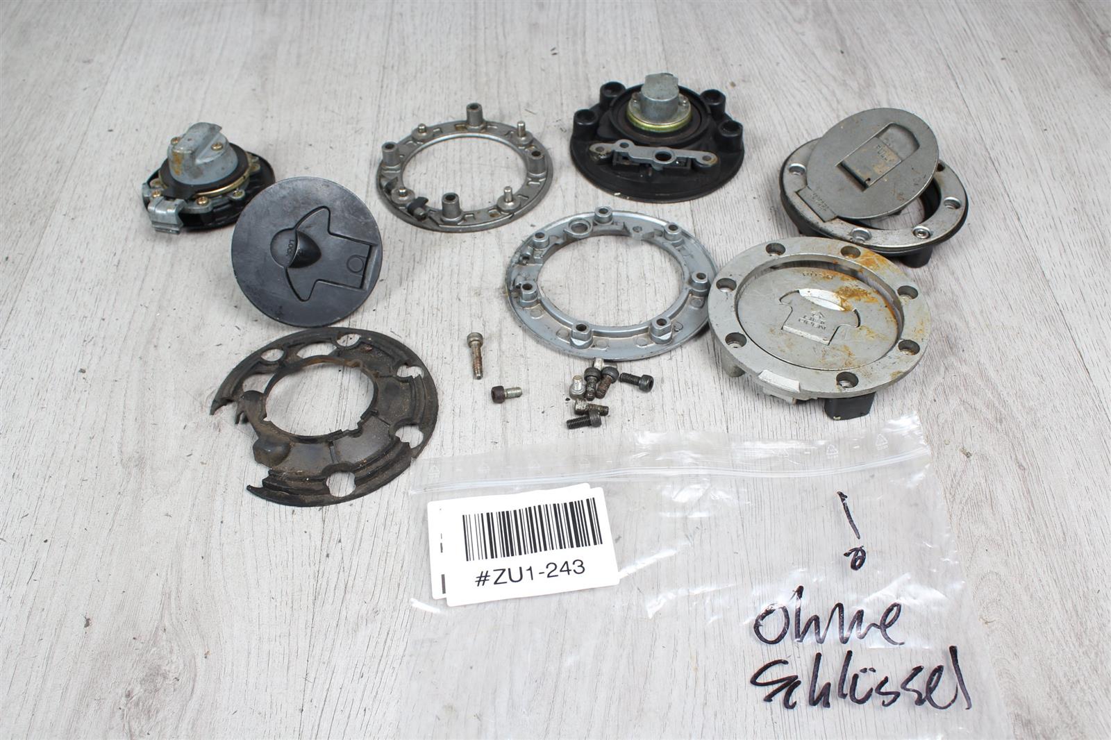 Set Tankschloss Tankring Kawasaki Suzuki Yamaha Honda unbekannt  Unbekannt   