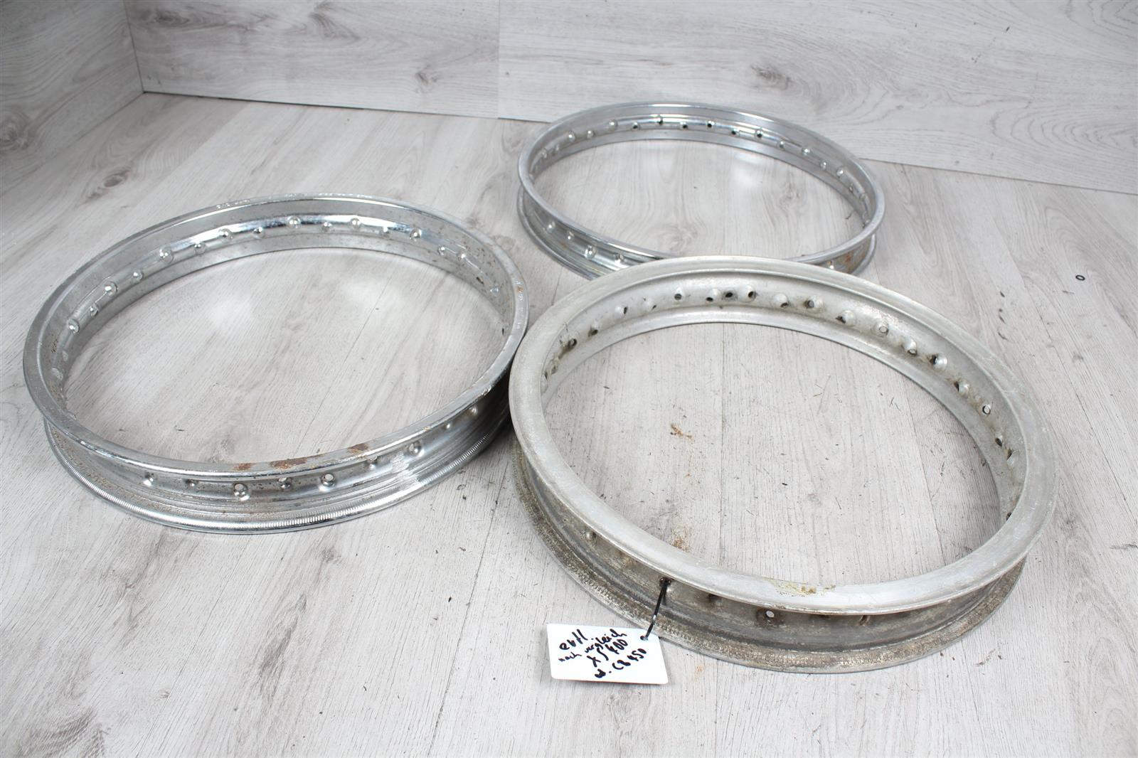 Set Felgenringe 1,65x18 1,60x18 Kawasaki Suzuki Yamaha Honda unbekannt  Unbekannt   