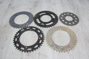 Set 5x Zahnrad Ritzel Kettenblatt Kawasaki Suzuki Yamaha Honda unbekannt  Unbekannt   