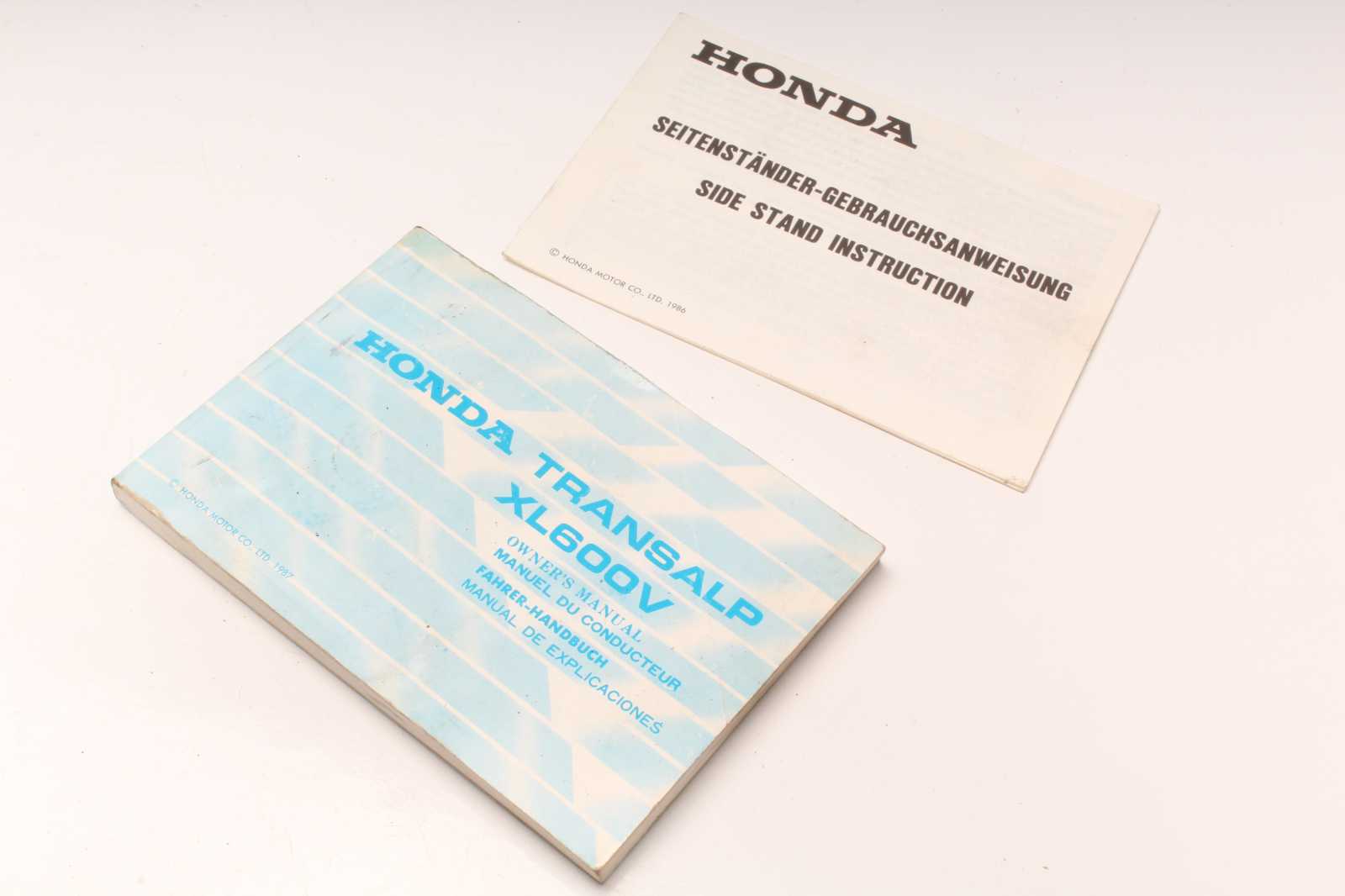 Handbuch Gebrauchsanweisung Honda XL 600 V Transalp PD06 87-93  Honda   