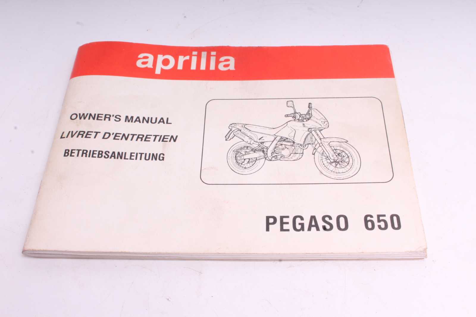 Handbuch Betriebsanweisung Aprilia Pegaso 650 GA 98-00  Aprilia   