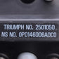 Tachometer Tacho Triumph Tiger 900 T400 93-98  Triumph   