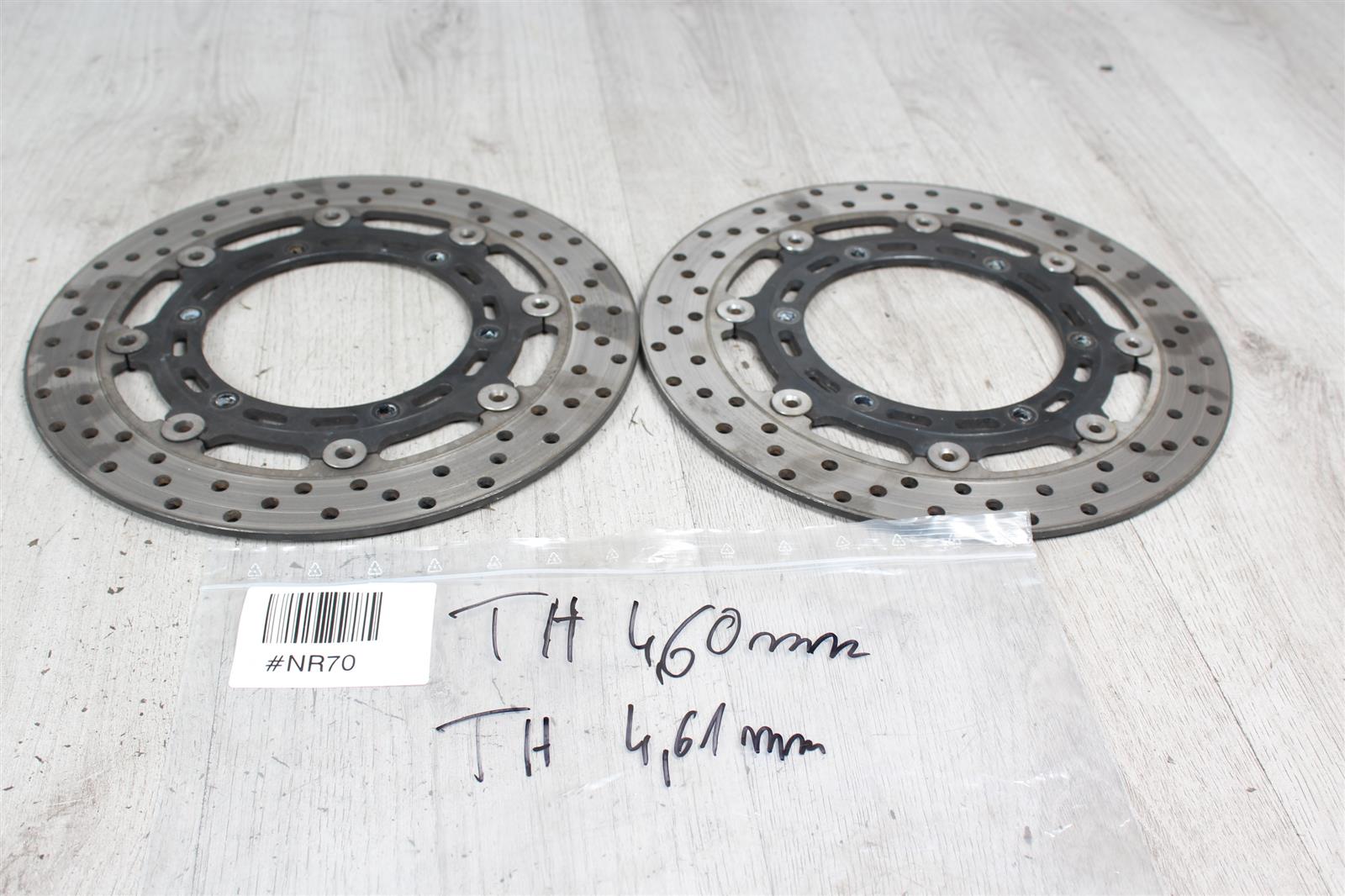 Set Bremsscheiben vorne links rechts 4,6 mm Yamaha YZF-R1 RN04 00-01  Yamaha   