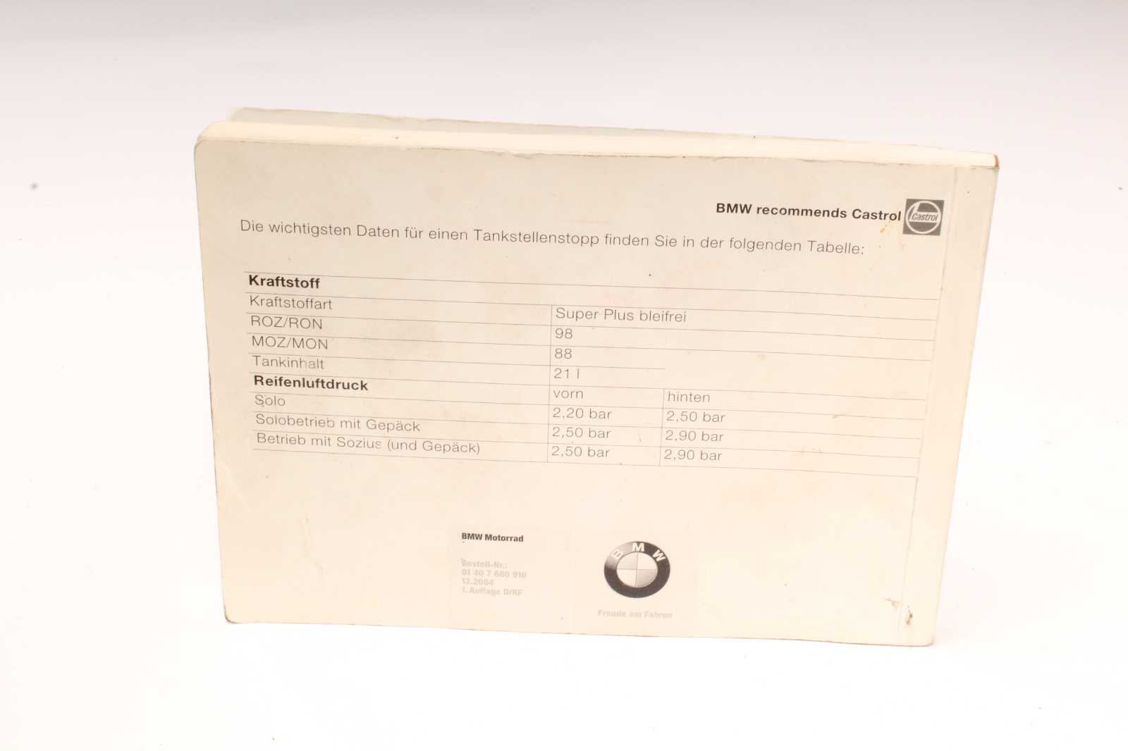 Handbuch Deutsch Bedienungsanleitung BMW R 1200 ST R1ST 0328 05-08  BMW   