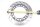 Brake disc brake front right 4.4 mm Yamaha XJ 600 S Diversion 4BR 91-97