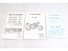 Handbuch Handbücher Hyosung GT 650 S GT650S 05-08