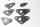Konvolut Halter Restteile Kawasaki GPZ 305 BD Zahnriemen EX305A/B 84-89
