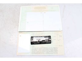 Identifieringsskylt med pappersram Suzuki  GSF 1200 S...