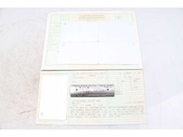 Identifieringsskylt med pappersram Yamaha XJR 1200 4PU 94-98