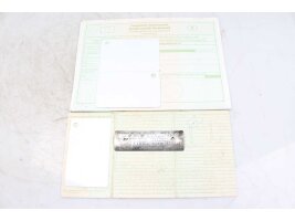 Ramme identifikationsplade med papirer Yamaha FJ 1200 3CW...