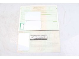 Nameplate papers without frame Yamaha FJ 1200 3YA 91-99