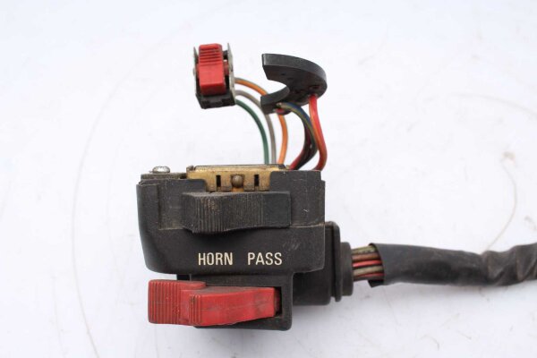 Ohjaustangon kytkin, ohjaustangon ankkuri vasemmalla Kawasaki Z 1100 ST KZT10A 81-83