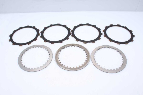 Partial collection of clutch plates clutch Kawasaki GPZ 550 Unitrak KZ550B/H 82-83