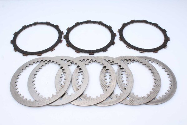 Delvis samling af koblingsplader kobling Kawasaki GPZ 550 Unitrak KZ550B/H 82-83