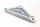 Footrest retaining plate on the left Kawasaki Z 550 Ltd KZ550B/C 80-83
