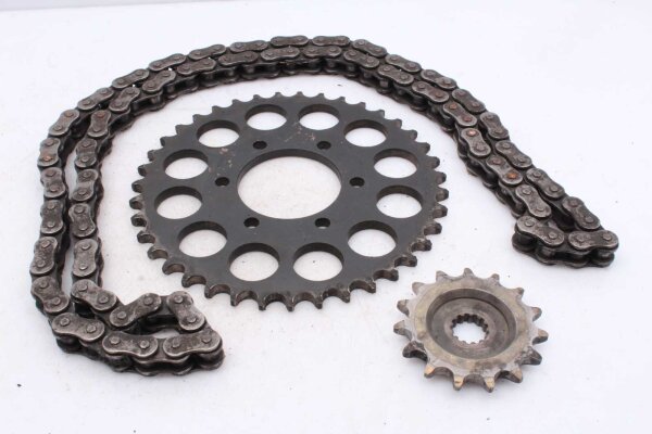 Kettingset Kawasaki GPZ 750 R ZX750G 85-86