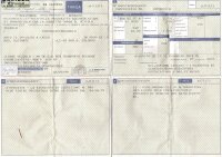 Frame main frame + papers BMW R 850 RT 1100 RT 259 ABS 96-01