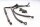 Remslang remleiding achter Honda VF 750 F RC15 83-85
