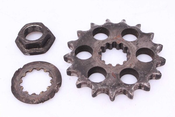 Chain kit gear pinion front Kawasaki GPZ 900 R ZX900A/1-6 84-89