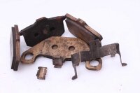 Pastillas de freno restantes piezas en la parte delantera Kawasaki GPZ 1100 Unitrak KZT10B-B 83-85