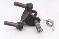 Piastra fissaggio pedana anteriore sinistra Kawasaki GPZ 750 Unitrak ZX750A3 83-85