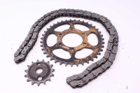 Engranaje del kit de cadena Kawasaki GPZ 750 Unitrak ZX750A3 83-85