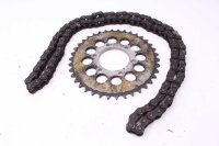 Chain kit sprocket Kawasaki GPZ 750 Unitrak ZX750A3 83-85