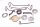 Konvolut Restteile Schrauben Motor Suzuki GSX 1100 S Katana GSX1100S 82-84