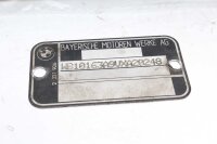 Typskylt tyska papper utan ram BMW F 650 ST Strada 0169 97-00