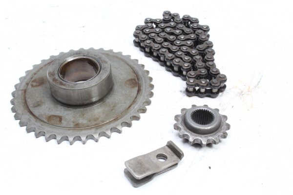 drivkedja inuti Yamaha XS 360 1U4 77-78