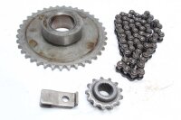 drivkedja inuti Yamaha XS 360 1U4 77-78