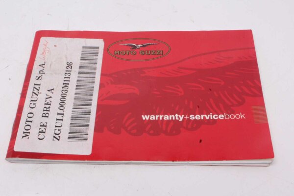 Libretto di servizio Moto Guzzi Breva 750 LL 03-12