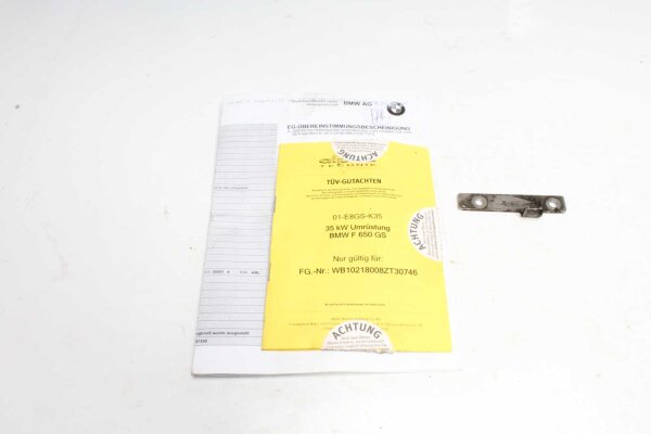 Carburettor throttling BMW F 650 GS Twin E8GS 0218 08-12