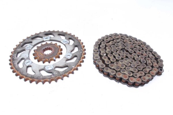 Ketjusarja ketjupyörä Yamaha YZF R1 RN04 00-01