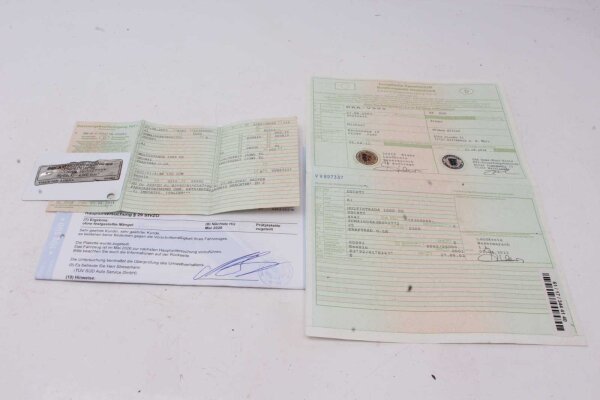 Type plate German papers without frame Ducati Multistrada 1000 DS A1 03-06