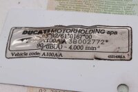 Typskylt Tyska papper utan ram   Ducati Multistrada 1000...