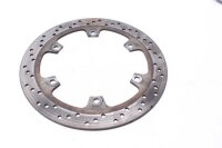 Rear brake disc, brake disc carrier perforated steel disc...