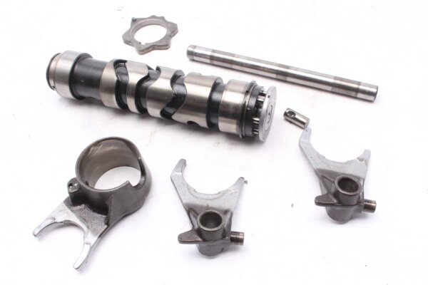 Tambour de changement de vitesse Fourchettes de changement de vitesse Arbre de changement de vitesse Boîte de vitesses Kawasaki Z 650 KZ650F 80-83