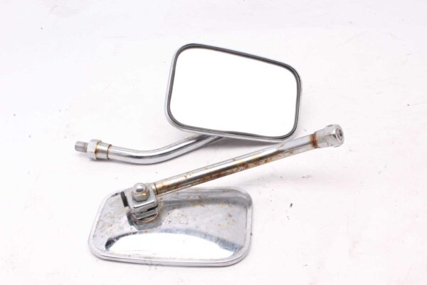 Par de espejos retrovisores, espejos cromados para motocicleta. Yamaha XJ 650 4K0 80-82