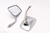 Par de espejos retrovisores, espejos cromados para motocicleta. Yamaha XJ 650 4K0 80-82